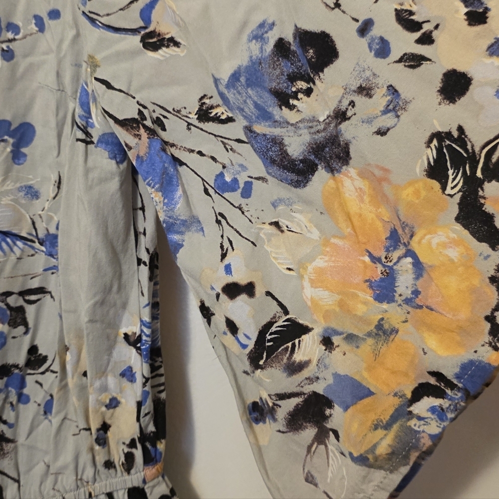 Umgee Boho Chic Romper Floral Print Sz Medium - Picture 3 of 10